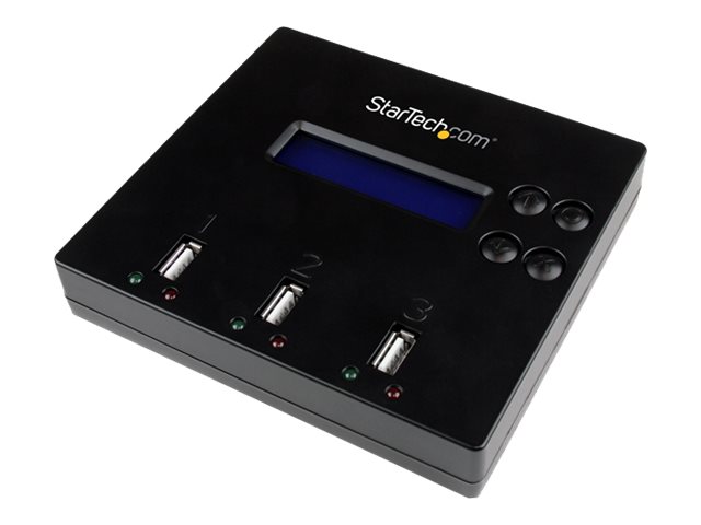 Startech.Com 1:2 Usb Stick Klonstation Und Löscher, Kopierer Für Mehrere Usb Laufwerke, System And File Und Sector-By-Sector Kopieren, 1,5 Gb/Min, 3-