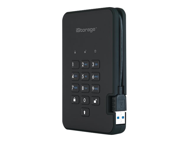 Istorage Diskashur² - Festplatte - Verschlüsselt - 1 Tb - Extern (Tragbar) - Usb 3.1 Gen 1 - 5400 Rpm - Puffer: 8 Mb - 256-Bit Aes, Fips 197 - Phanto