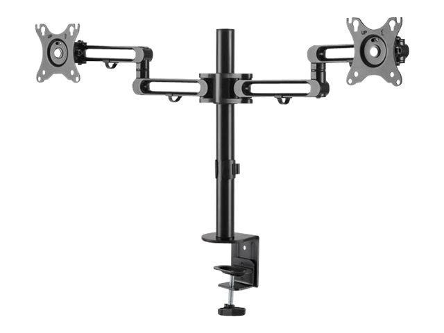 Startech.Com Doppel Monitorarm Zur Tischmontage - Schreibtischklemme - Vesa-Kompatible Monitorhalterung Für Bis Zu 32-Zoll-Displays - Ergonomischer G