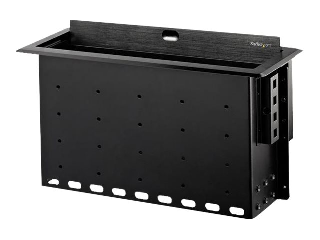 Startech Dual-Module Conference Table Connectivity Box-Customizable - Monteringsplade - Sort