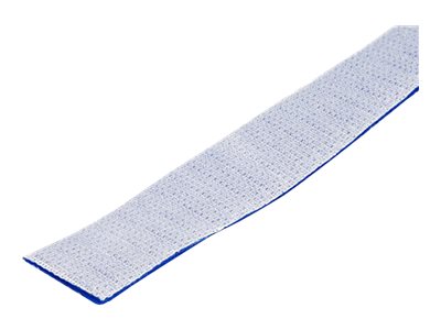 Startech 50Ft Hook And Loop Roll, Cut-To-Size Reusable Cable Ties, Bulk Industrial Wire Fastener Tape / Adjustable Fabric Wraps Blue / Resuable Self