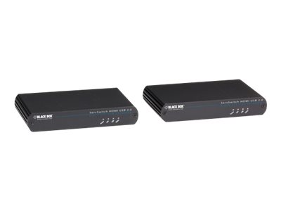 Black Box Acu2500a-R3, Sender Und Empfänger, Kabelgebunden, 100 M, Cat5e, Cat6, 3840 X 2400 Pixel, 1920 X 1080 Pixel