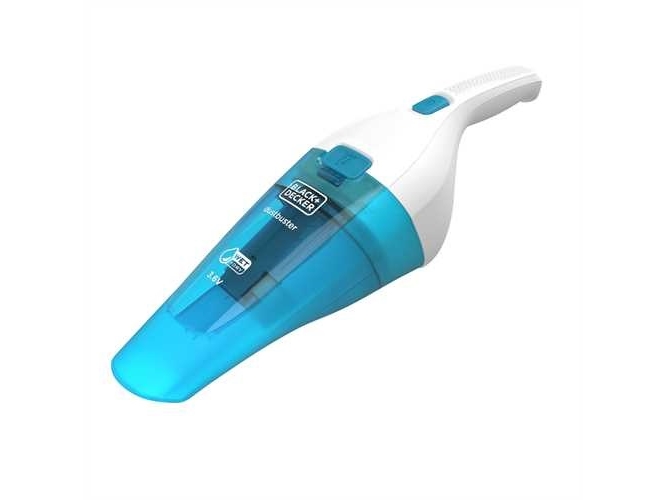 Black & Decker Wdc115wa, Trocken&Nass, 540 L/Min, Beutellos, Blau, Weiß, 0,385 L, Akku