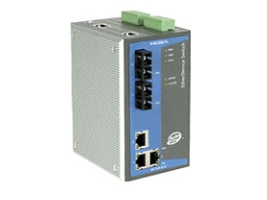 Moxa Etherdevice Switch Eds-505A-Mm-St - Switch - Administreret - 3 X 10/100 + 2 X 100Base-Fx - Din Monterbar På Skinne