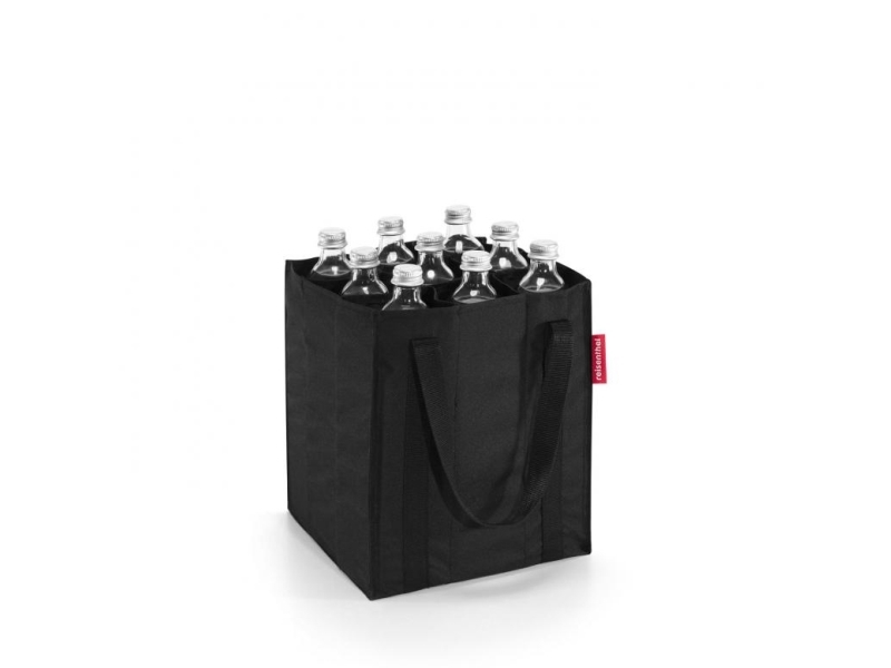Reisenthel bottlebag, Kvinde, Sort, Monokromatisk, Polyester, 240 mm, 240 mm