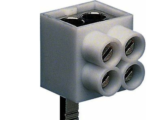 Hager Kf82a, Pin-Anschluss, Gerade, Weiblich, Weiß, 16 Mm², 10 Mm²