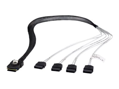 Fantec - Sas Internt Kabel - Mini Sas (Sff-8087) (Han) Lige Til Sata (Han) Lige - 70 Cm