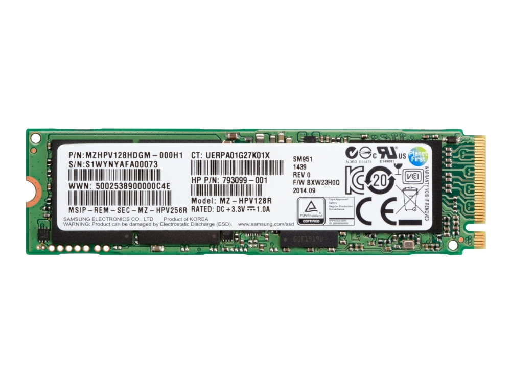 Hp Z Turbo Drive G2 - Ssd - 512 Gb - Intern - M.2 - Pcie 3.0 X4 (Nvme) - For Workstation Z8 G4