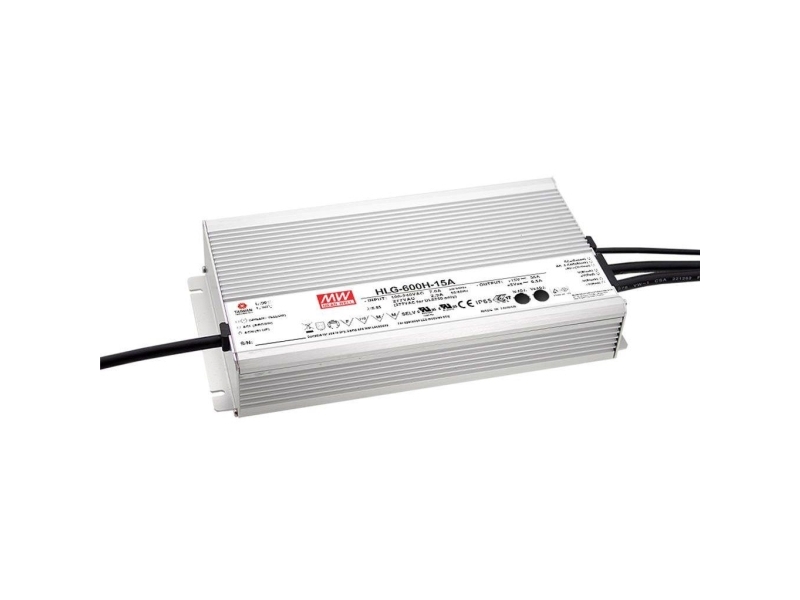 MEAN WELL HLG-600H-30A, 600 W, IP65, 90 - 305 V, 20 A, 30 V, 144 mm