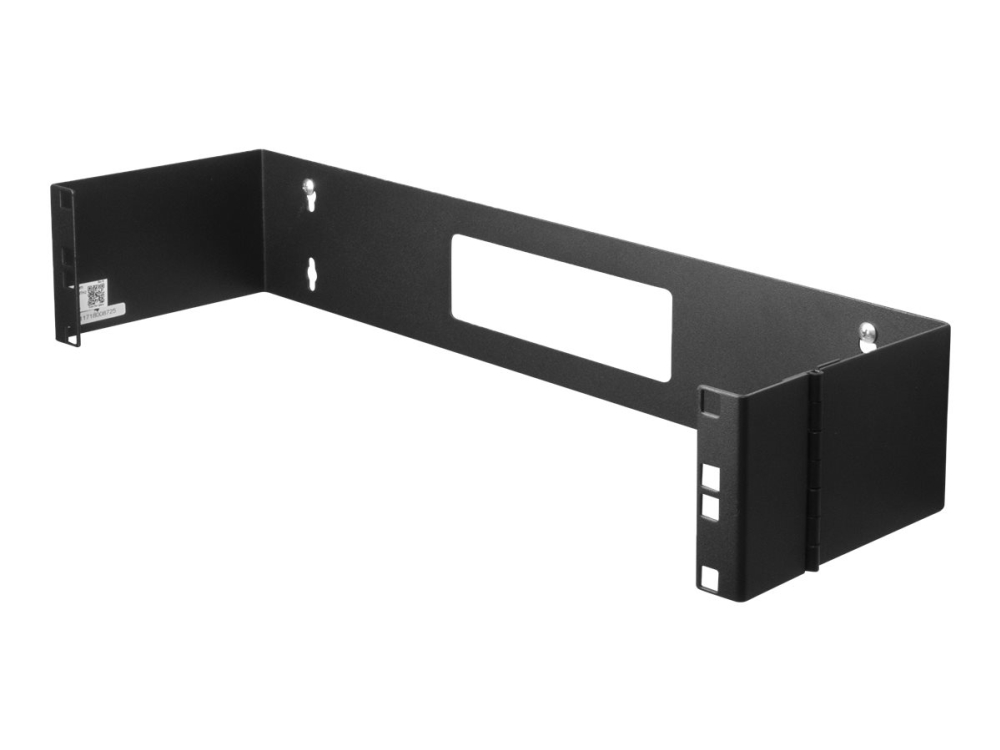 Startech 2U Hinged Wall Mount Patch Panel Bracket - 6 Inch Deep - 19" Patch Panel Swing Rack For Shallow Network Equipment- 22Lbs (Wallmounth2) - Bes