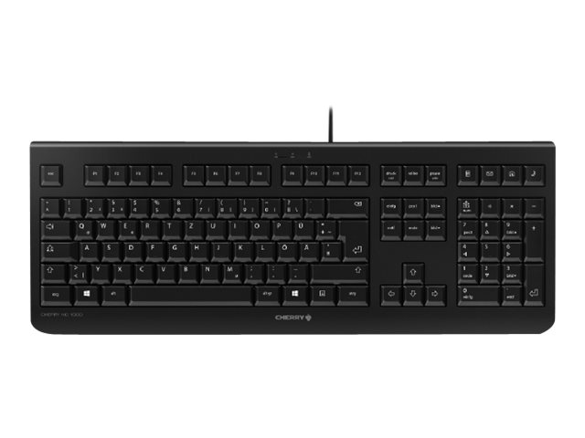 Cherry Kc 1000, Volle Größe (100%), Kabelgebunden, Usb, Mechanischer Switch, Schwarz