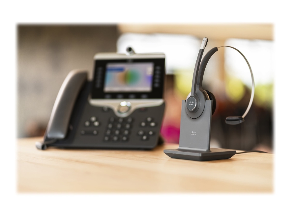 Cisco 561 Wireless Single - Headset - På Øret - Konvertibel - Dect - Trådløs - Med Standard Base Station - For Ip Phone 68Xx, 78Xx, 88Xx Unified Ip P