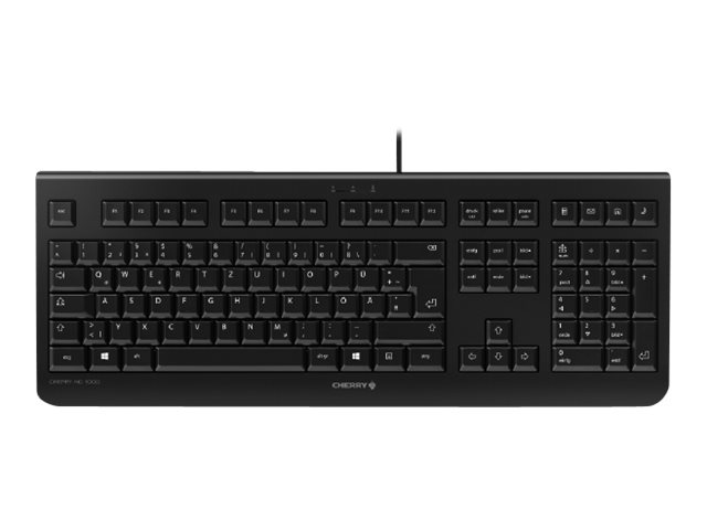 Cherry Kc 1000, Volle Größe (100%), Kabelgebunden, Usb, Azerty, Schwarz