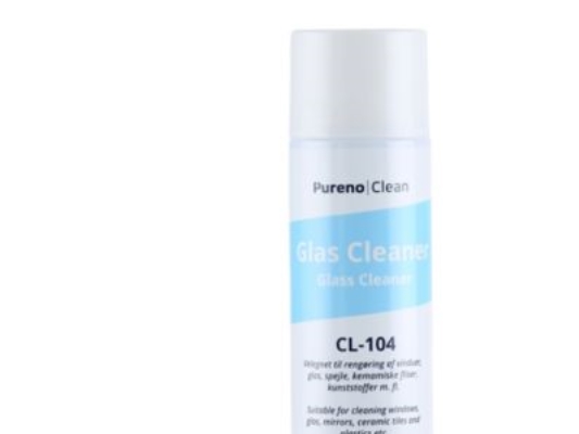 Glas Cleaner 500Ml Spray. Drivmiddel Kulsyre. Velegnet Til Rengøring Af Vinduer, Glas, Spejle, Keramiske Fliser, Kunststoffer
