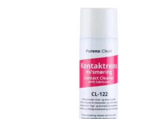Kontaktrens Med Smøring 500Ml Spray. Fedtopløsende Rense- Og Smøremiddel Der Opløser Fedt, Overfladesnavs, Olie Og Fremmedlegemer
