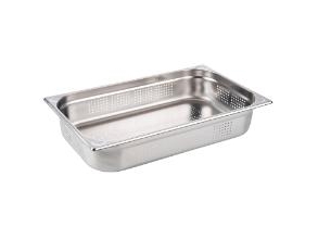 Gn-Kantine 1/1 13,4 L 53X32,5X10 Cm Gelochtes Edelstahl, 6 Stk/Pack