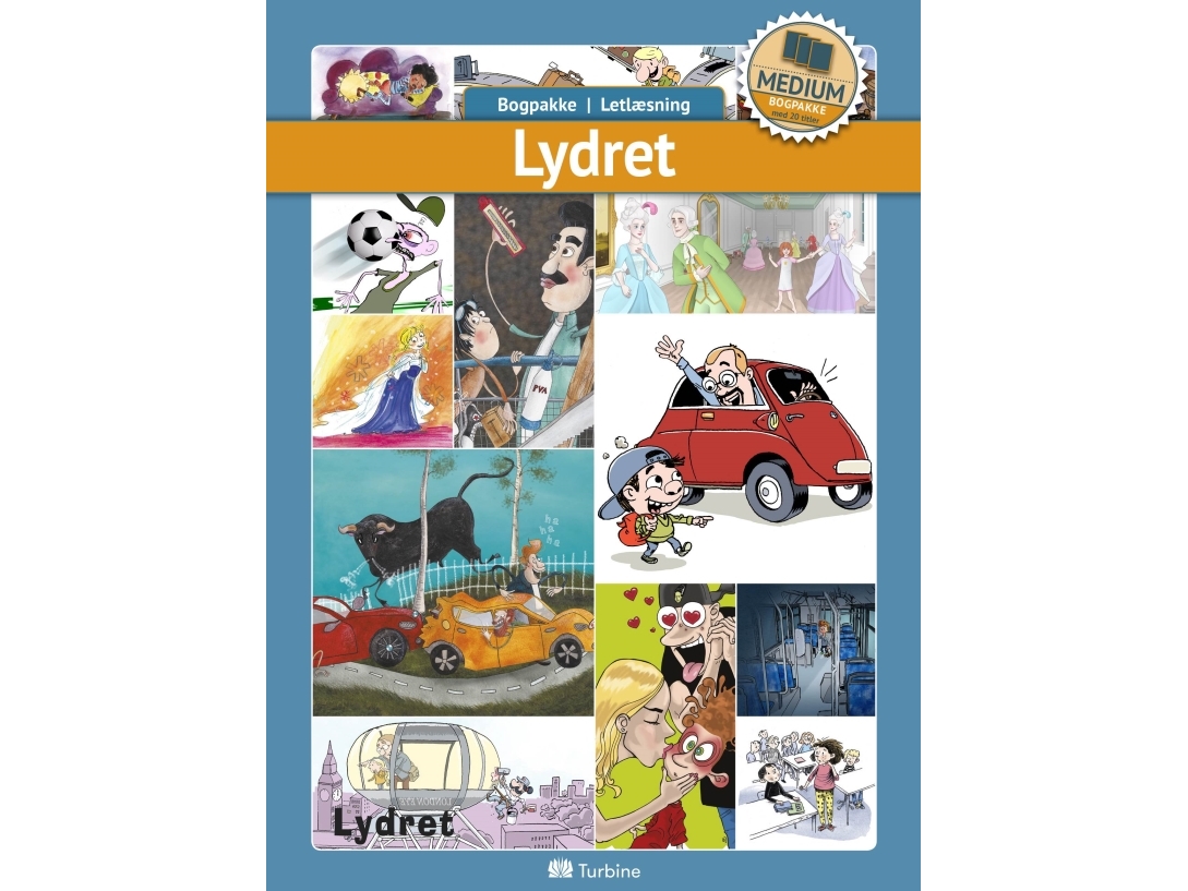 Lydret 0123 (Medium 20 Bøger) | Bogpakke, Letlæsning, Fiktion