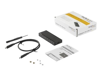 Startech Usb-C (10Gbps) To M.2 Nvme Ssd Enclosure - Portable M.2 Pcie Aluminum Case - 1Gb/S Read & Write - Mac & Pc - Lagringspakning - M.2 - M.2 Car