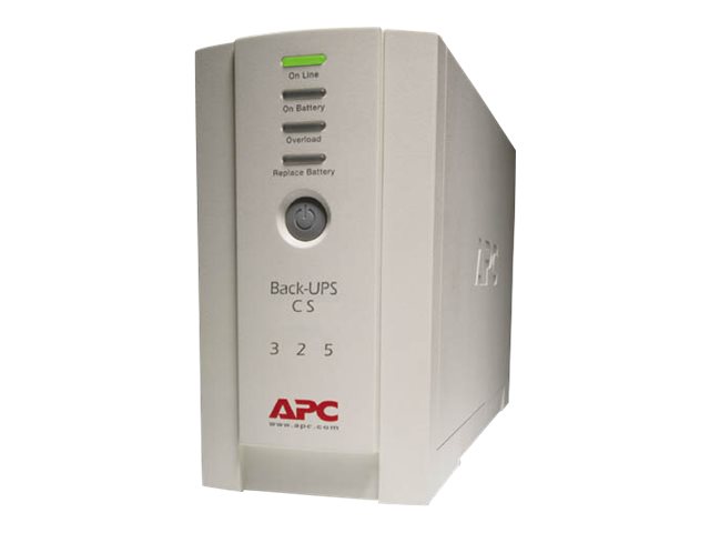 Apc Back-Ups 325, 230 V, Iec 320, Ohne Auto-Shutdown-Software, Batterie 12V, 7.0Ah, 0,325 Kva, 210 W, 320 J, Iec 60320, Plombierte Bleisäure (Vrla),