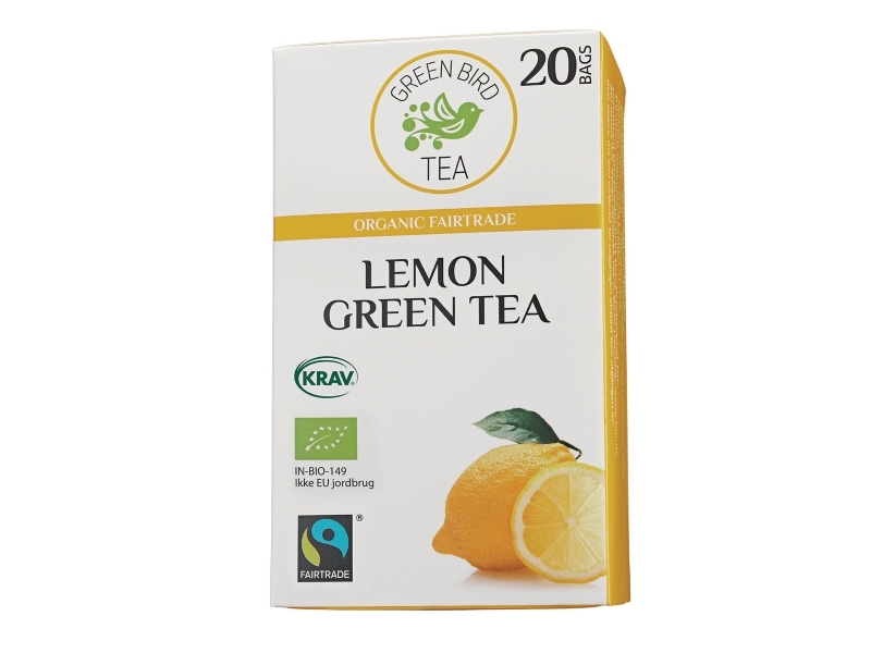 Te Green Bird Tea Grøn Te Med Citrus, Pakke A 20 Breve