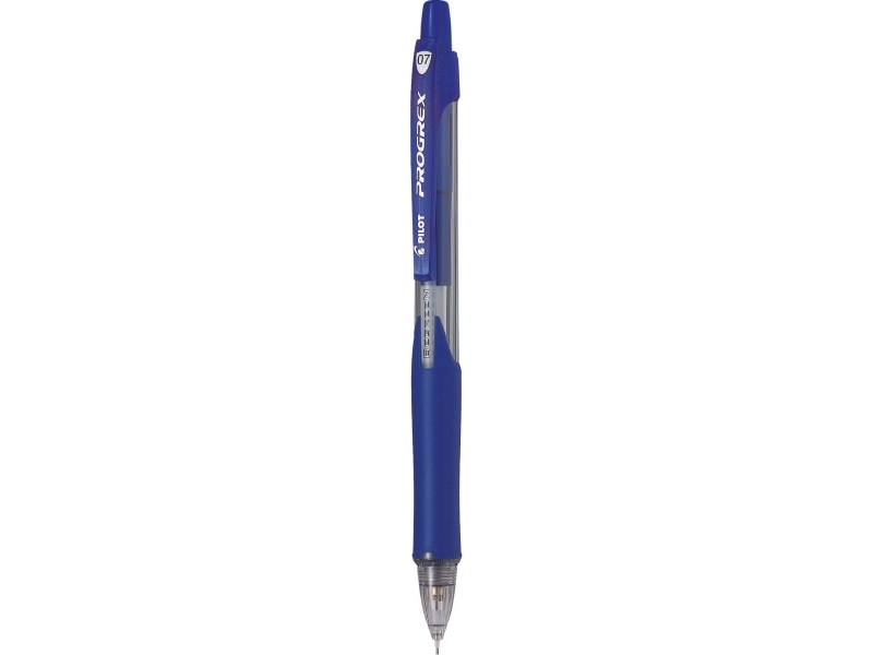 Stiftblyanter, Pilot Progrex, 0,7 Mm, Hb, Blå, Pakke Med 10 Stk