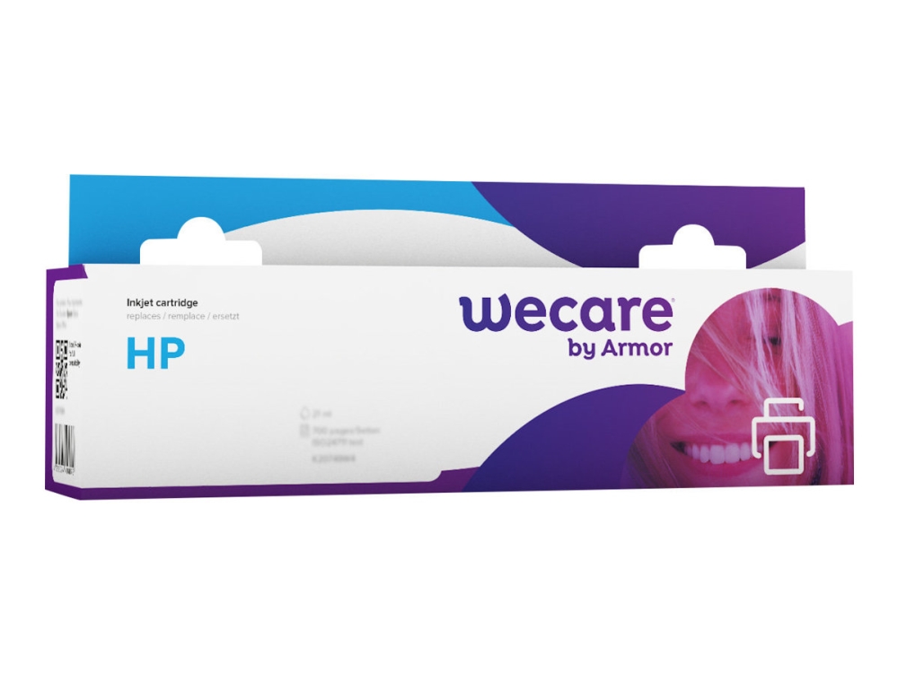 Blækpatron WECARE K20468W4, 7.200 sider, Gul