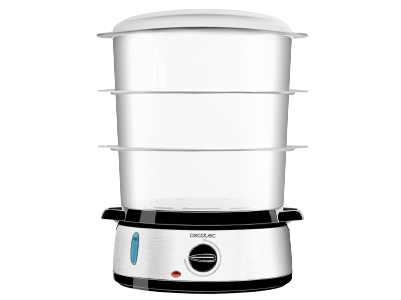 Cecotec Vapovita 3000 Inox, Svart, Rostfritt stål, Transparent, Fristående, Rotations-, Framsida, 1 l, Mekanisk | Köksapparater - Köksmaskiner - Ånga & Riskokare | GameStuff