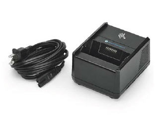 Zebra 1-Slot Battery Charger - Opladerdock Til Printerbatteri - Output-Stikforbindelser: 1 - United Kingdom - For Zq300 Series