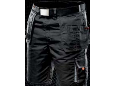 Korta HD-shorts, vävt midjebälte, avtagbara fickor, storlek XL/56 | Kläder & Säkerhet - Arbetskläder - Heltäckande overaller | GameStuff