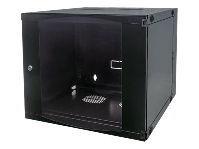 Intellinet Network Cabinet, Wandmontage (Double Section Hinged Swing Out), 9U, Nutztiefe 235Mm/Breite 465Mm, Schwarz, Flatpack, Max 30Kg, Ausschwenkb