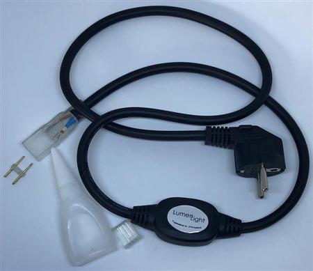 LIT230 ANSLUTNINGSKABEL 1M BLACK IP67 H07 kvalitet | Belysning - Utomhusbelysning | GameStuff