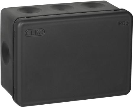 Membrandåse IP55 101x73x46 mm med 9 stk 20 mm indgange halogenfri polypropylen, antracit | Lauritz Knudsen - LK FUGA - Strömbrytare & Kontaktdon | GameStuff