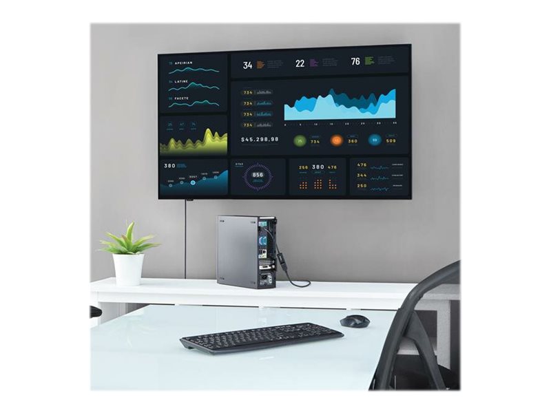 Startech.Com Displayport Auf Hdmi 4K @ 30Hz Adapter - Dp 1.2 Zu Hdmi Video Und Audio Aktiv Konverter, 0,15 M, Displayport, Hdmi Typ A (Standard), Män