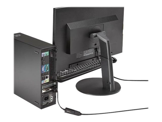 Startech.Com Displayport Auf Hdmi Adapter - 4K 30Hz Aktiver Dp Auf Hdmi Video Konverter - Dp Zu Hdmi Monitor/Fernsehgerät/Display Kabel Adapter Dongl