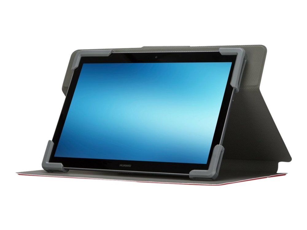 Targus Safe Fit Universal 360° Rotating - Flipomslag Til Tablet - Polyurethan - Rød - 9" - 10.5"