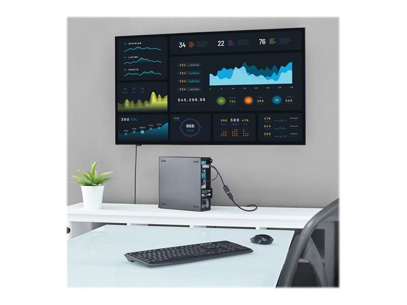 Startech.Com Hdmi Auf Displayport Adapter - 4K, 3840 X 2160 Pixel, 1080P, 720P, 120 Hz, Schwarz, Megachips - Stdp2600, Aktiver Videokonverter
