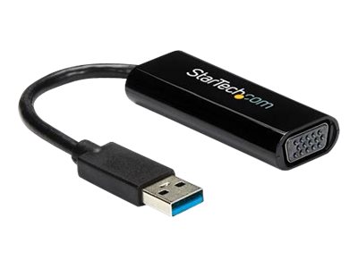 Startech.Com Slim Usb 3.0 Auf Vga Multi Monitor Adapter - Externer Video Adapter Mit 1920X1200 / 1080P, 3.2 Gen 1 (3.1 Gen 1), Usb Typ-A, Vga-Ausgang