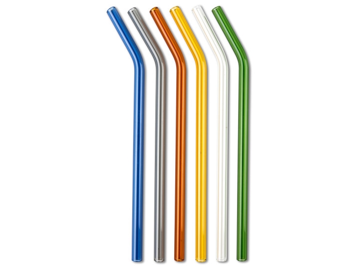 Straw in glass set HOME