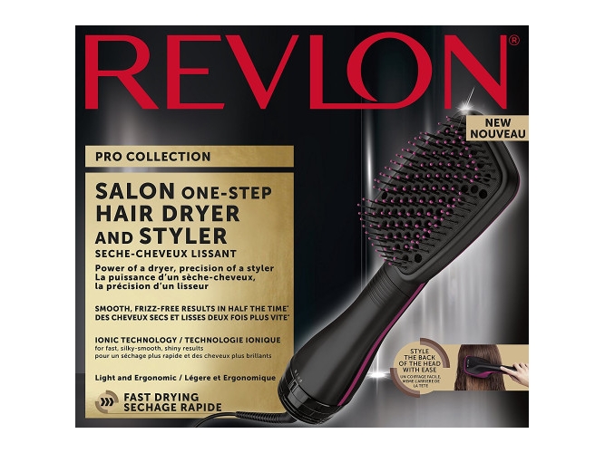 Revlon Rvdr5212e, Heißluftbürste, Warm, Schwarz, Pink, 2,5 M, 800 W, 530 G