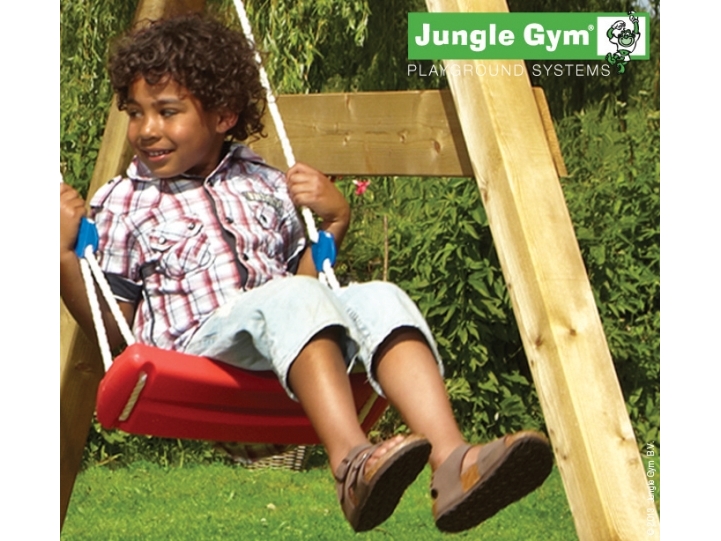 Jungle Gym Swing Sæde Komplet Kit - Rød (805-295)