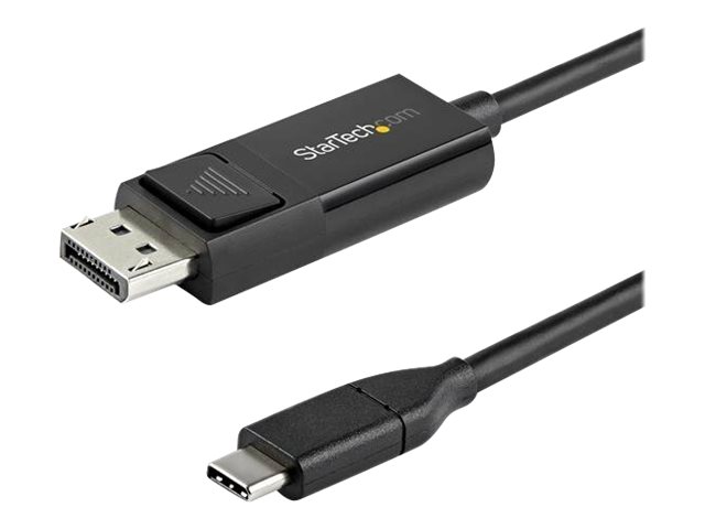 Startech 6Ft (2M) Usb C To Displayport 1.2 Cable 4K 60Hz, Bidirectional Dp To Usb-C Or Usb-C To Dp Reversible Video Adapter Cable, Hbr2/Hdr, Usb Type