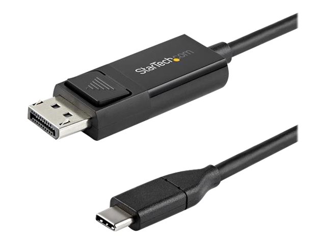 Startech 3Ft (1M) Usb C To Displayport 1.2 Cable 4K 60Hz, Bidirectional Dp To Usb-C Or Usb-C To Dp Reversible Video Adapter Cable, Hbr2/Hdr, Usb Type