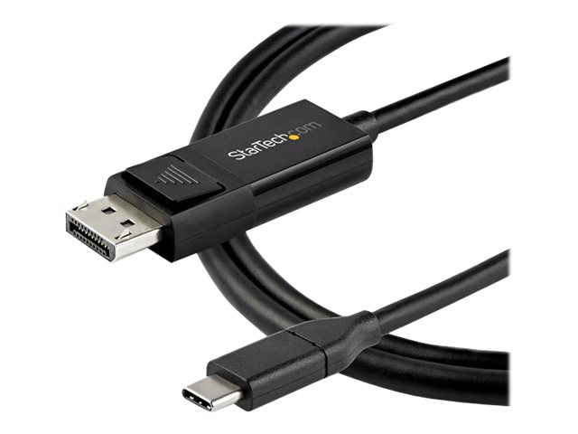 Startech 3Ft/1M Usb C To Displayport 1.4 Cable 8K 60Hz/4K, Bidirectional Dp To Usb-C Or Usb-C To Dp Reversible Video Adapter Cable, Hbr3/Hdr/Dsc, Usb
