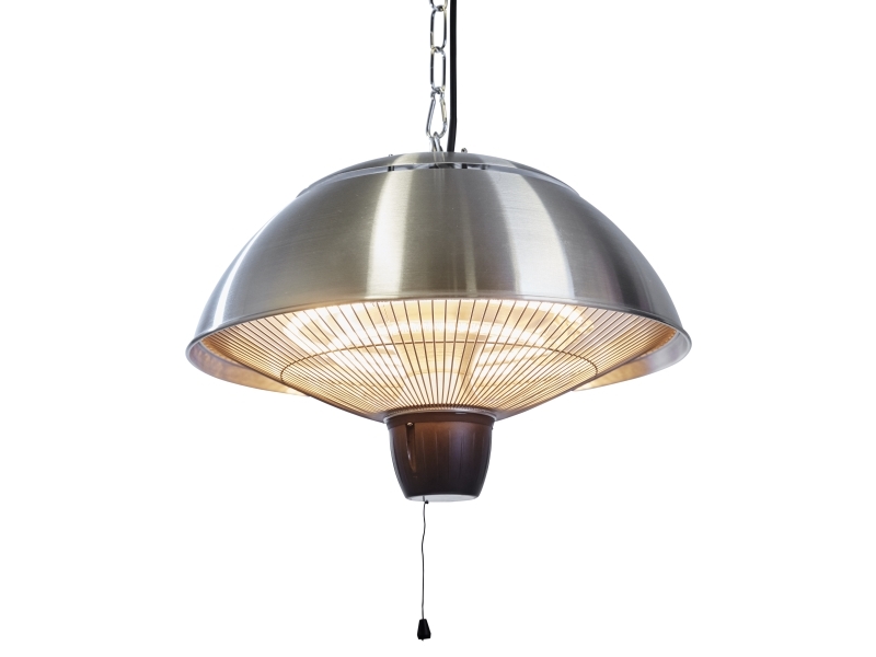 Terrassvärmare 1500W takmonterad HORTUS, silver (211-305) | Ventilation & Klimat - Uppvärmning - Uteplatsvärmare | GameStuff
