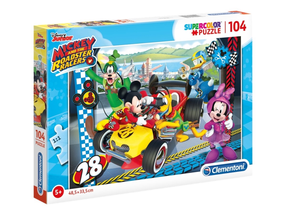 Clementoni Disney Mickey And The Roadster Racers, 104 Stück(E), Cartoons, 6 Jahr(E)