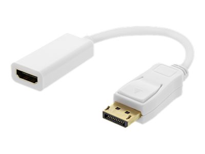 Deltaco Dp-Hdmi44, 0,2 M, Displayport, Hdmi, Stecker, Buchse, Gerade