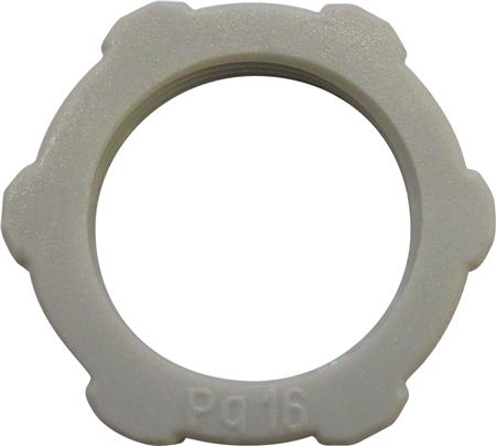 Obo Mutter Pg166 Mm Hoch Polystyrol Hellgrau Ral 7035