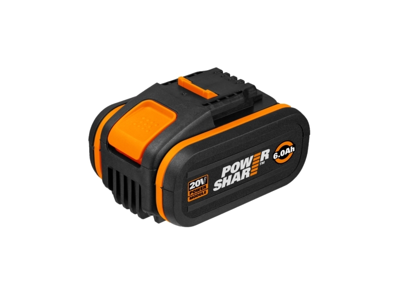 WORX WA3641, Batteri, Litium-Ion (Li-Ion), 6 Ah, 20 V, WORX, Svart, Orange | Elverktyg - Batteri & Laddare | GameStuff