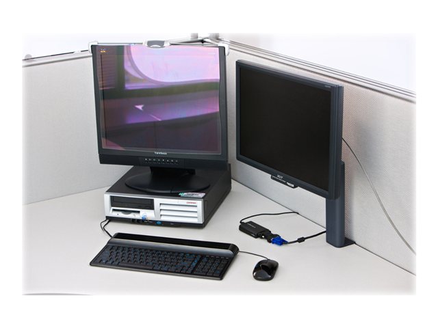 Kensington Monitorarm Mit Säulenhalterung – Smartfit , Grau