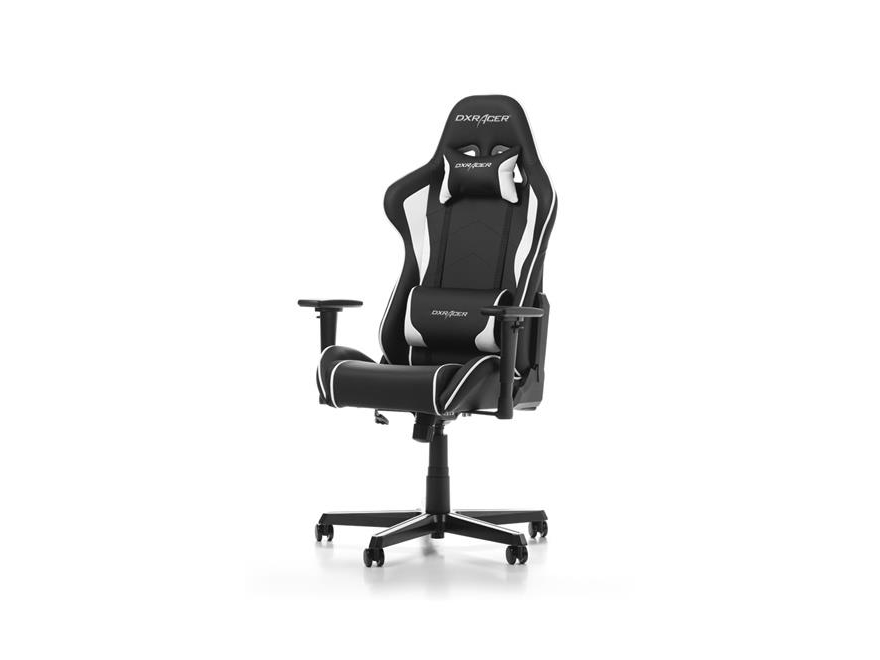 Dxracer Formula F08 Nw Polstret Sæde Polstret Ryglæn Sort Hvid Sort Hvid Imiteret Læder Imiteret Læder